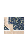 Katie Loxton Terrazzo Printed Foil Scarf, Navy