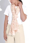 Katie Loxton Terrazzo Foil Print Scarf, Blush