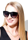 Katie Loxton Vienna Sunglasses, Black