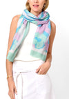 Katie Loxton Watercolour Printed Scarf, Lilac
