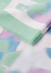 Katie Loxton Watercolour Printed Scarf, Lilac