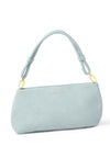 Katie Loxton Asha Suedette Wristlet Clutch Bag, Blue Mist