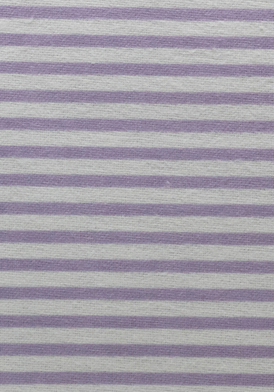 The Home Studio Brushed Cotton Stripe Pillowcase Pair, Purple