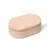Katie Loxton Oval Jewellery Box, Nude Pink