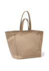 Katie Loxton Nylon-Luxe Oversized Tote Bag, Taupe