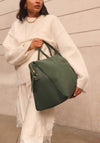 Katie Loxton Ascot Suedette Weekend Bag & Pouch Organiser, Green