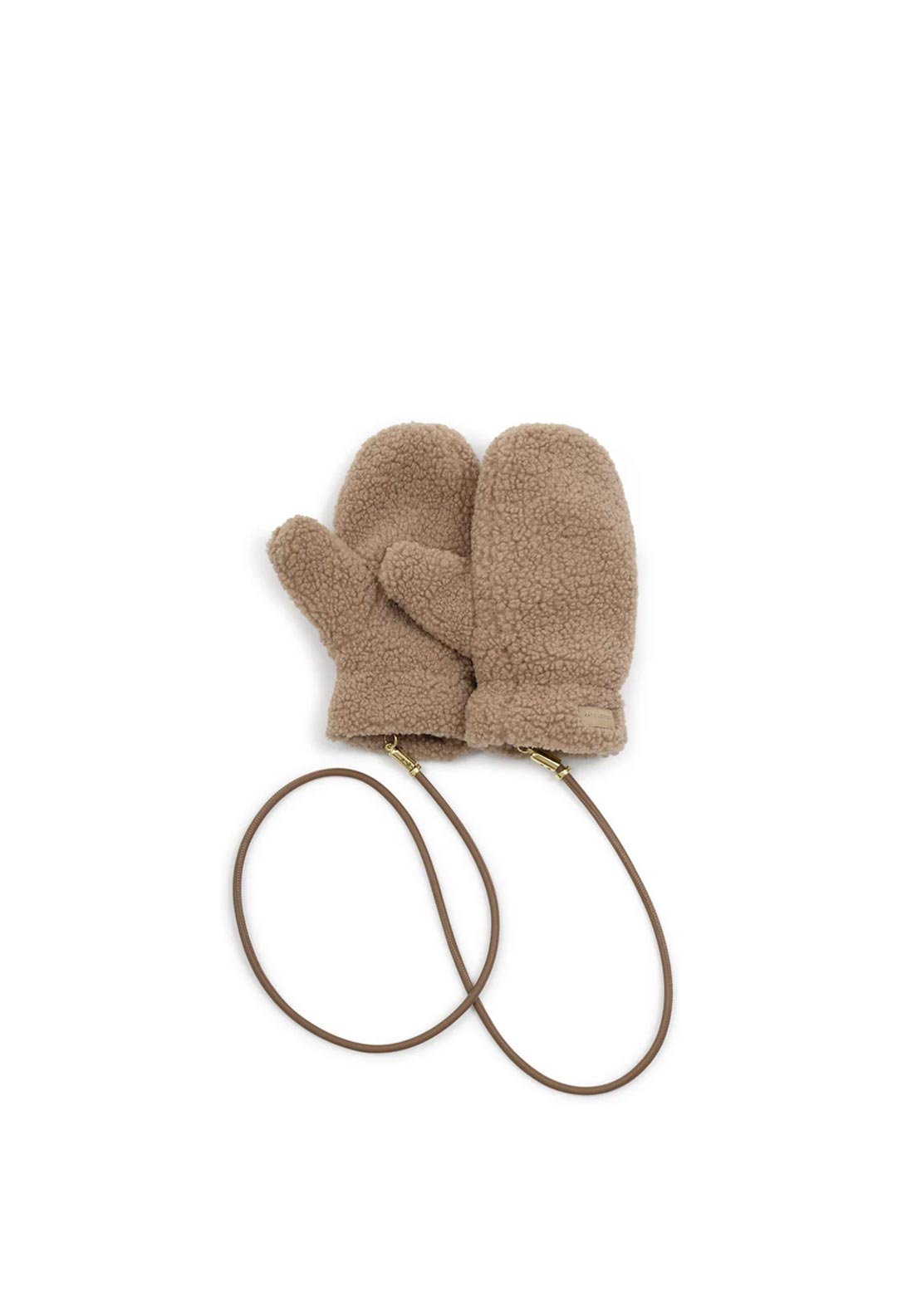 Katie Loxton Teddy Mittens, Beige