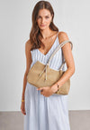 Katie Loxton Nova Raffia Shoulder Bag, Beige
