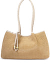 Katie Loxton Nova Raffia Shoulder Bag, Beige