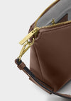 Katie Loxton Laila Canvas Strap Crossbody Bag, Chocolate