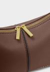 Katie Loxton Laila Canvas Strap Crossbody Bag, Chocolate