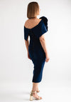 Kevan Jon Kris Corsage Detail Dress, Navy