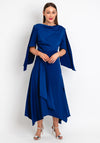 Kevan Jon Como Open Sleeve Maxi Dress, Cobalt Blue