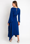 Kevan Jon Como Open Sleeve Maxi Dress, Cobalt Blue