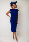 Kevan Jon Hali Corsage Detail Pencil Dress, Blue
