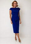 Kevan Jon Hali Corsage Detail Pencil Dress, Blue