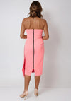 Kevan Jon Jasmine Bow Bandeau Pencil Dress, Pink