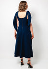 Kevan Jon Nancy Flare Long Dress, Navy