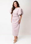 Kevan Jon Sophie Sleeve Midi Dress, Lavender