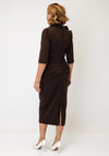 K JON DEL SCUBA AMARA ROSET PLUNGE MIDI &OSKIRT