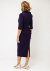 K JON DEL SCUBA AMARA ROSET PLUNGE MIDI &OSKIRT