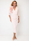 K JON DEL SCUBA AMARA ROSET PLUNGE MIDI &OSKIRT