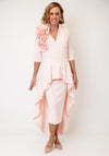 K JON DEL SCUBA AMARA ROSET PLUNGE MIDI &OSKIRT