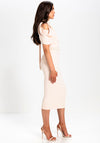 Kevan Jon Jenni Pearl Embellished Pencil Dress, Pink