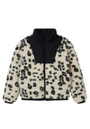 Name It Kid Girl Teddy Long Sleeve Jacket, Rainy Day