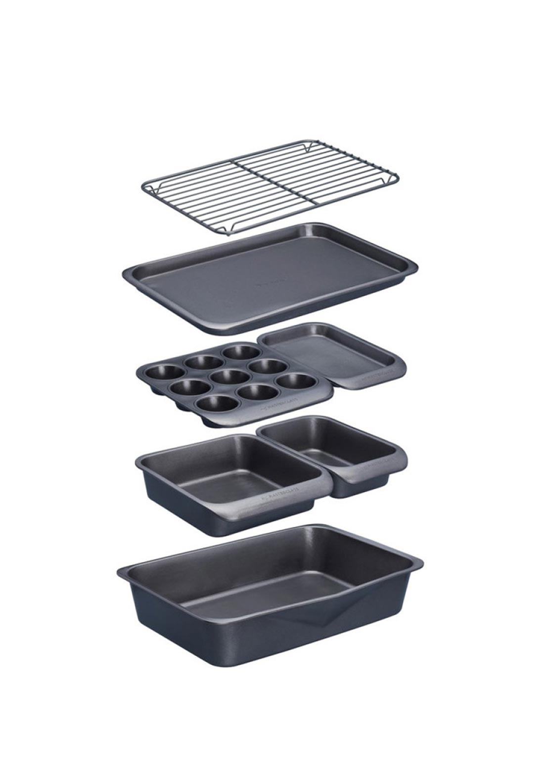 Kitchen Craft Masterclass Smart Space Bakeware Set, 7 Piece