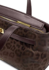 Katie Loxton Orin Top Handle Leopard Printed Grab Bag, Brown