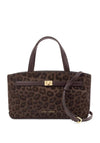 Katie Loxton Orin Top Handle Leopard Printed Grab Bag, Brown