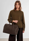 Katie Loxton Milan Leopard Print Cabin Bag, Brown