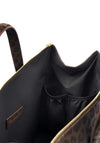 Katie Loxton Milan Leopard Print Cabin Bag, Brown