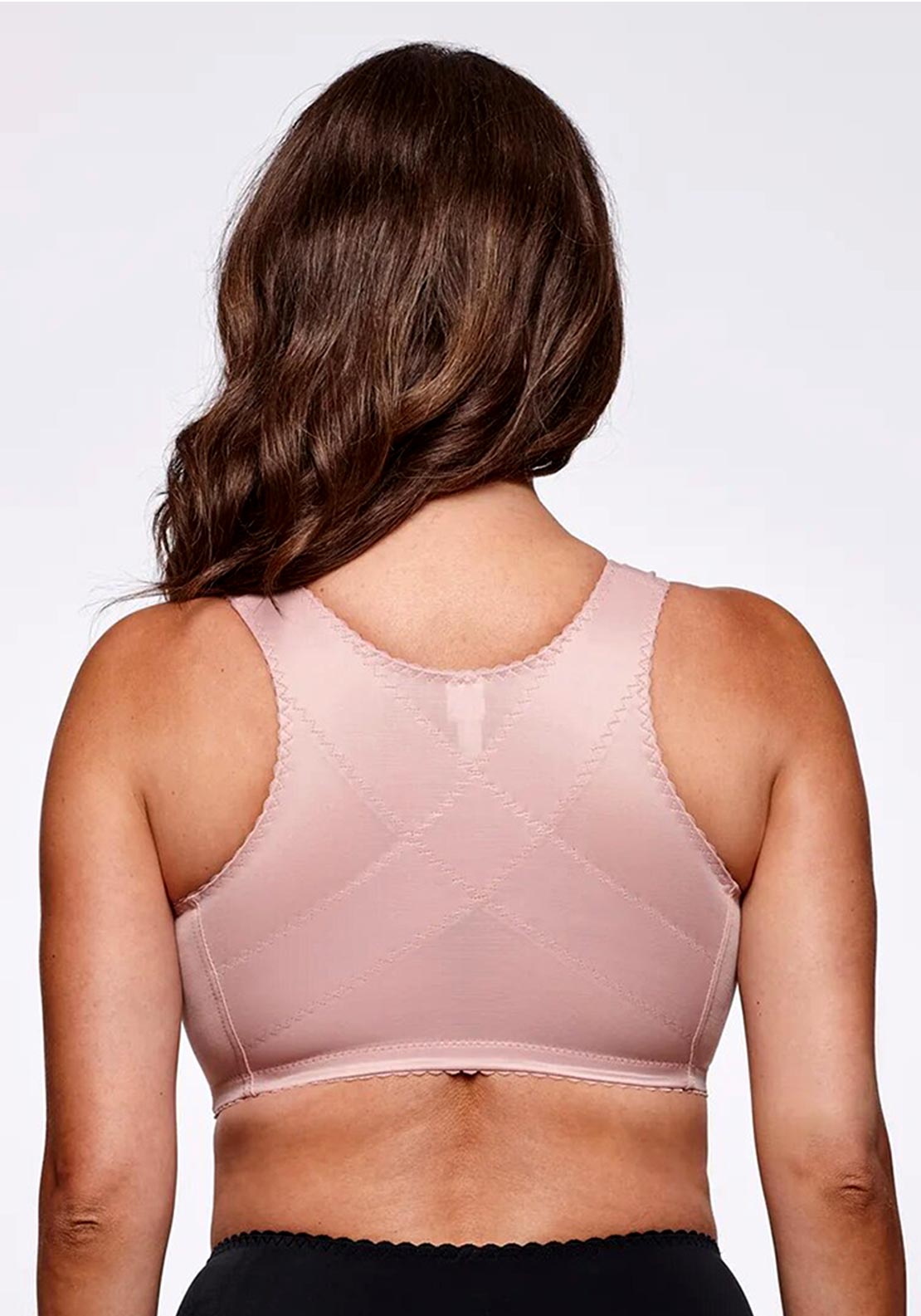 Kudreshov Lingerie Bona Front Fastening Wire Free Bra, Antique