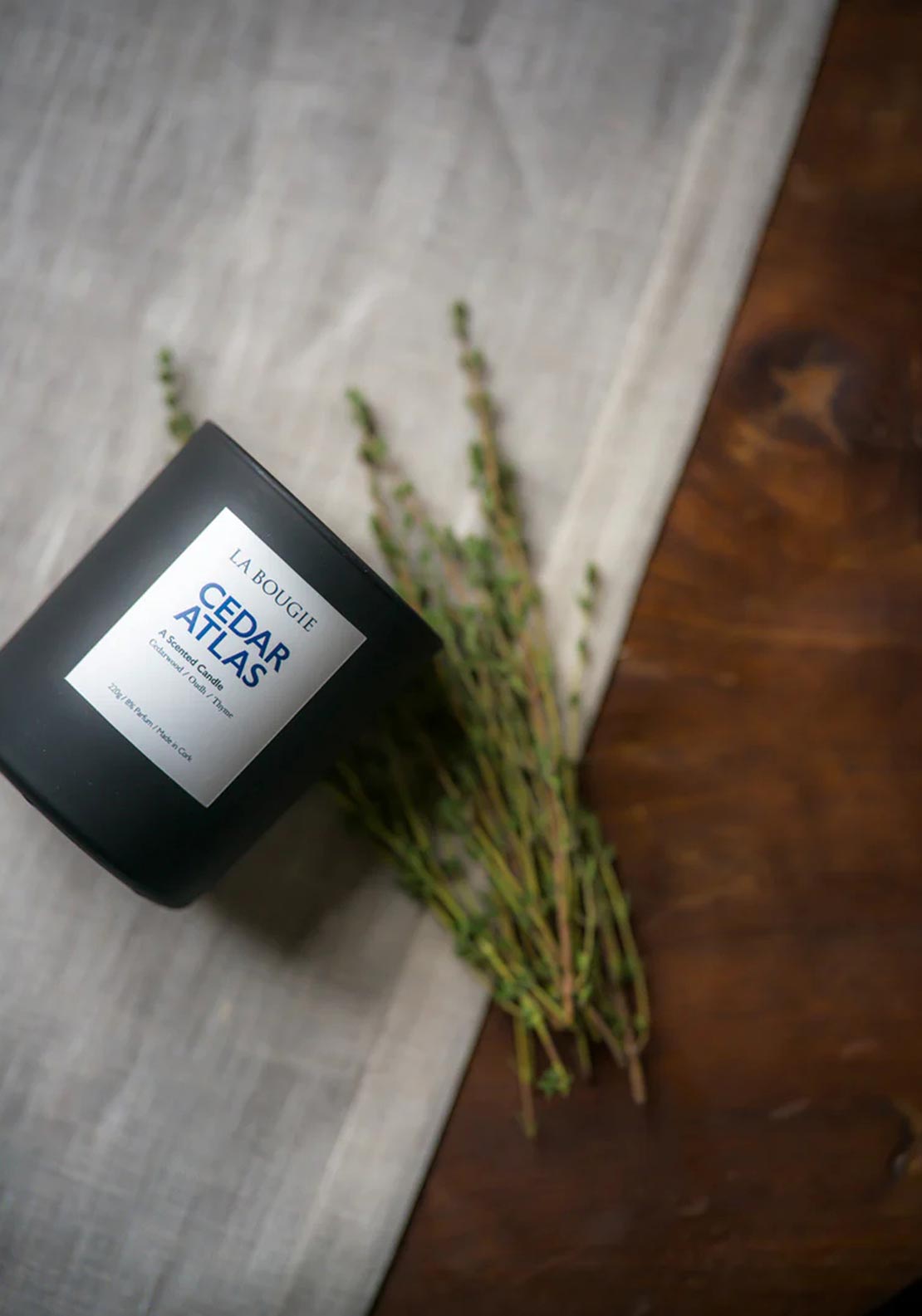 La Bougie Cedar Atlas Scented Candle, 220g