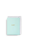 Lagom Design “Baby!” Mini Greetings Card