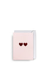 Lagom Design “Love Hearts” Mini Greetings Card
