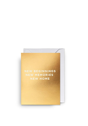 Lagom Design “New Beginnings” Mini Greetings Card