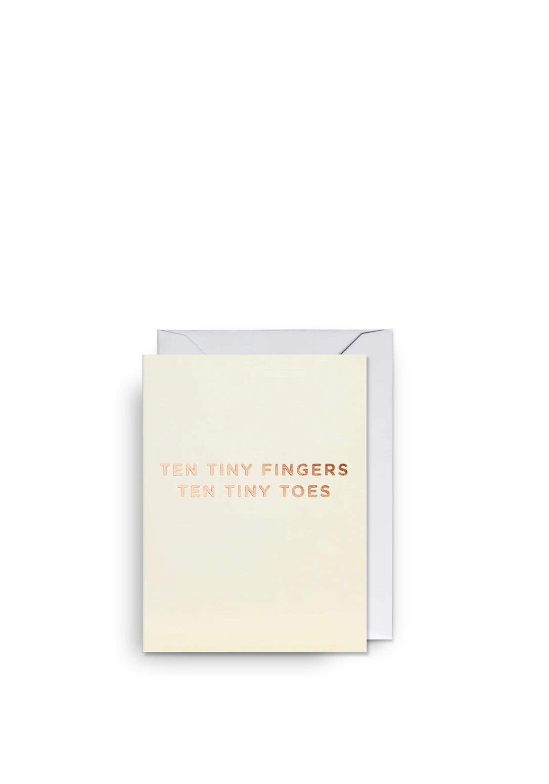 Lagom Design “Ten Tiny Fingers” Mini Greetings Card