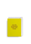 Lagom Design “You’re Strong Than You Think” Mini Greetings Card