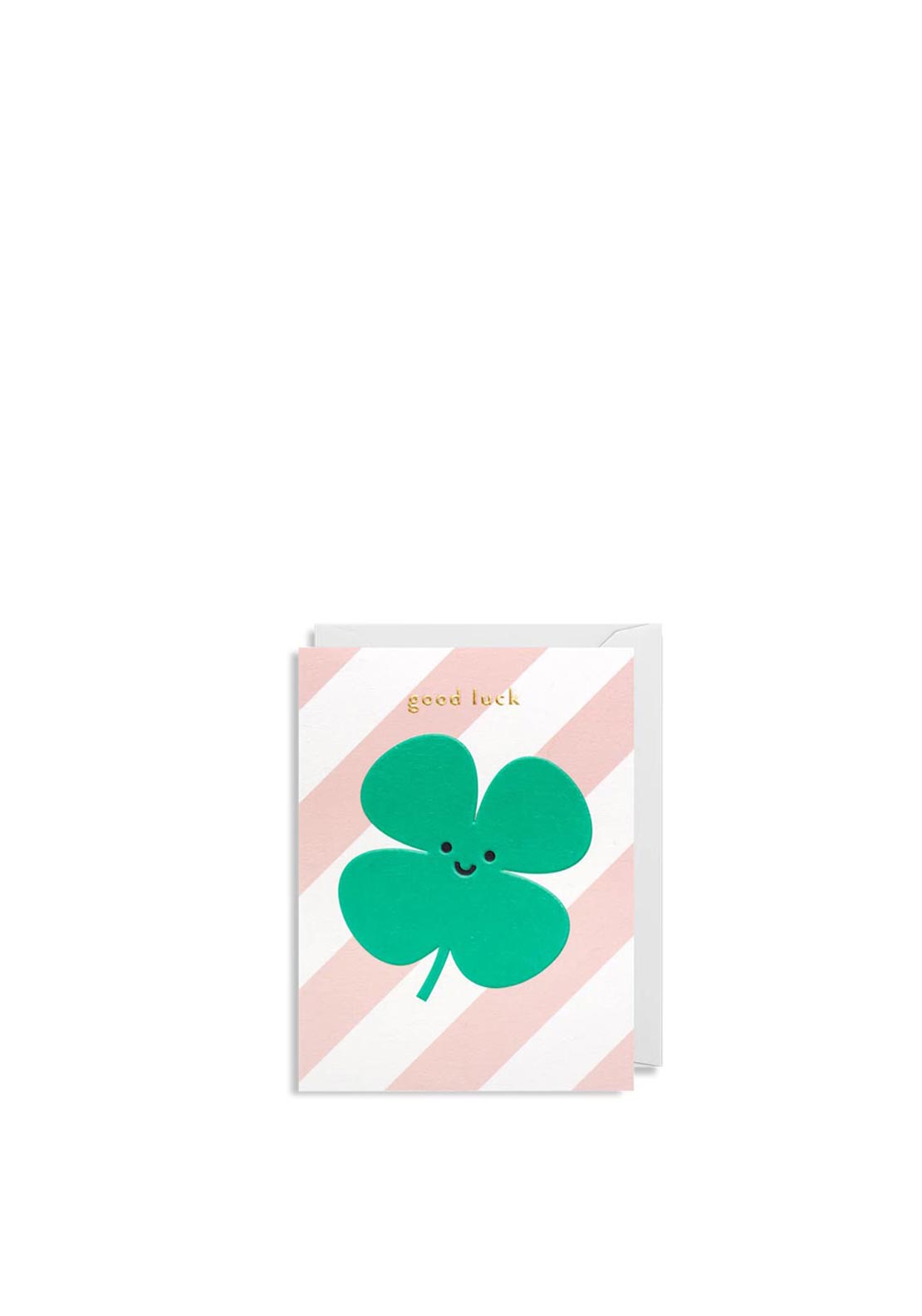 Lagom Design Good Luck Shamrock Card