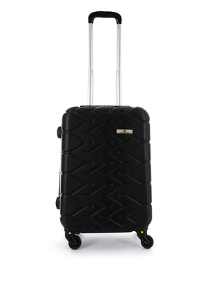 Bordlite 20” 8-Wheeler Spin Cabin Suitcase, Black