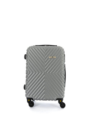 Bordlite 20” 8-Wheeler Spin Cabin Suitcase, Silver