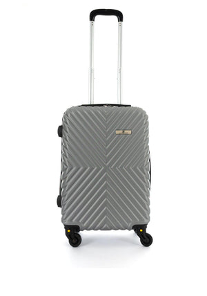 Bordlite 20” 8-Wheeler Spin Cabin Suitcase, Silver