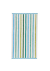 Land & Shore Barrow Striped Towel, Green Multi