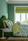 Land & Shore Melody Paisley Print Duvet Cover Set, Green