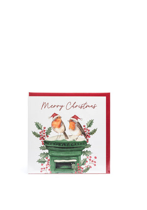 Langs Robin Merry Christmas Card