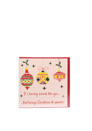 Langs Friends Christmas Sparkle Card