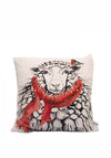 Langs Sheep in Scarf Christmas Cushion, Red Multi